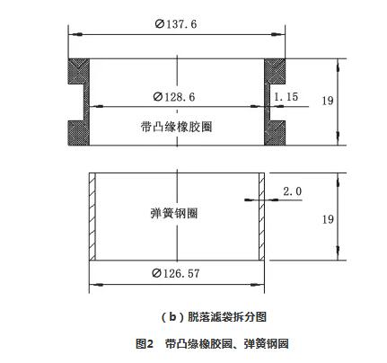 脫落濾袋拆分圖